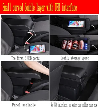 Näiteks Mazda CX-3 CX 3 CX3 taga kasti Laadimine USB liides suurendada kesk-Poe sisu topsihoidja tuhatoosi tarvikud