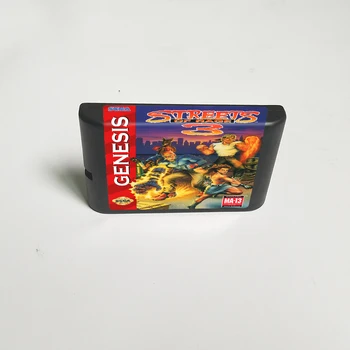 Streets Of Rage 3 - 16-Bitine MD Mäng Kaardi jaoks Sega Megadrive Genesis Video Mängu Konsool Kassett