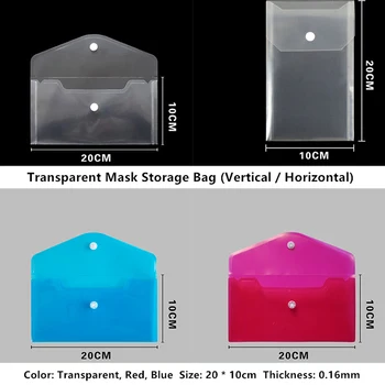 Anti Tolmu Nägu Kaasaskantav PVC Mask hoiukarpi Anti tolmumaski Ladustamise Klamber Omanik Maskid Juhul Pocket Mask Tarvikud