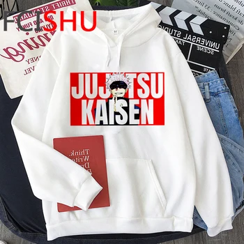 Jujutsu Kaisen Yuji Itadori hupparit mehed hip-hop trükitud meeste sviitrid hoody pluss suurus harajuku