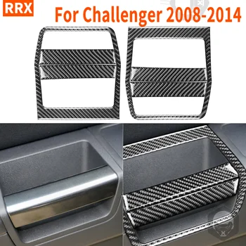 Uks Tõmba Kate Sisekujundus Jutustama Tekstuur Carbon Fiber Kleebis Auto Stiil Dodge Challenger 2008-Hellcats Ukse Tarvikud