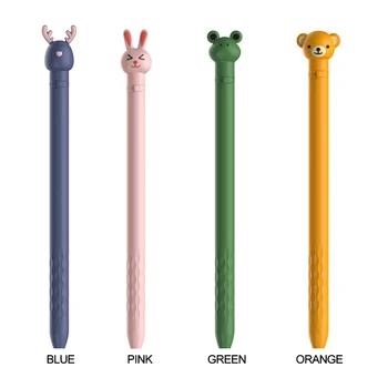 Värviline Pehme Ühilduv penaali Silikoon Põrutuskindel Cartoon Armsad Loomad Pliiats Kate nii Apple Pliiats 1