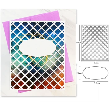 Grid raami tausta Metalli Lõikamine Sureb Šabloonid 2020 Uued Käsitöö Die Lõigatud DIY Scrapbooking Album Paber Kaart