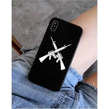 YNDFCNB AK-47 relv Telefon Case for iphone 11 12 Mini Pro Max X XS MAX 6 6s 7 8 Pluss 5 5S 5SE XR SE2020