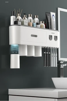Magnet Hambahari Omanik Vannitoa Tarvikud Automaatne Hambapasta Squeezer Dispenser Kodus Vannituba Komplekti Ladustamine