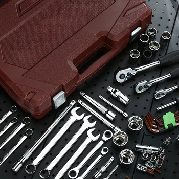 Hand Tool Kit Auto Remondi Tööriistakast Määra Auto Remondi-Ja Remondi-Socket Mutrivõti Universaalne Multi-Funktsionaalne Mutrivõti