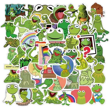 50 TK Roheline Kermit Tüssata Konn Cartoon Kleepsud Auto, Jalgratas, Mootorratas Telefon Sülearvuti reisikott Lahe Ja Huvitav Kingitus