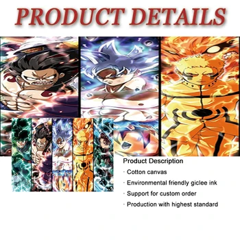 Dragon Ball Plakat Jaapani Anime Erinevaid tegelaskujusid HD Printable Lõuend Kunst Seinamaaling Pere Lapsed Toas Teenetemärgi Pictu