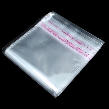 100tk/ Palju OPP Self Adhesive Plastic Kott Grip Tihend Polü Pakend Kotid, Ehted, Käsitöö, Riided Väike Kingitus Ladustamise Kotid