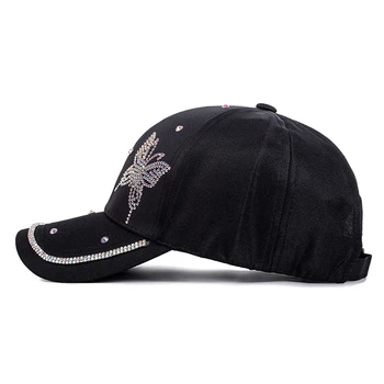 Uus Mood Naiste Müts Liblikas Star Diamond Baseball Cap Naine Väljas Reguleeritav Streetwear Kork
