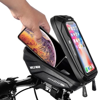 METSIK MEES MTB Ratas Kott Jalgratta-Touch Ekraani Sadul Veekindel Kott Ülemise Toru Kõva Kest Juhul Jalgrattasõit Bicicleta Tarvikud