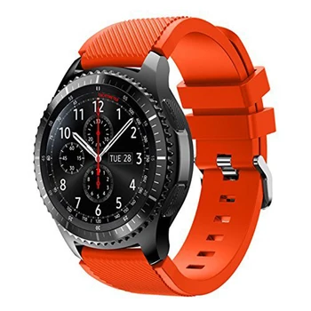 22mm Watch Band samsung Galaxy vaata 46 mm 3 45mm S3 Piiril silikoon smartwatch vöö, käevõru Huawei wath gt 2 46 mm rihm