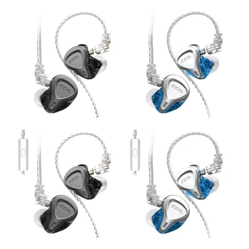 CCA CSN 1BA + 1DD Hübriid Müra Vähendamise Kõrvaklapid Kõrva Earbuds Monitor Kõrvaklapid HIFI Headset ForKZ ZSN PRO ZSX ZS10 PRO ZAX