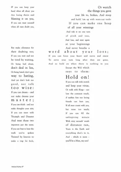 KUI Rudyard Kipling Suur Luuletus Kvaliteediga Kunsti Film Prindi Silk Plakat Kodus Seina Decor 24x36inch
