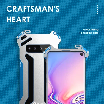 Luksus Metall Alumiinium Armor Case For Samsung Galaxy S10 Pluss S10e Kata Case For Samsung S10 Pluss Põrutuskindel Juhtudel Coque