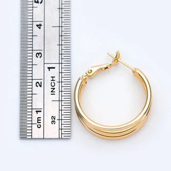 4tk Kuld Ring Leverback Kõrva Konksud 25/30mm, 18K kullatud Messing, Kõrvarõngas Hoop Komponendid (GB-906)