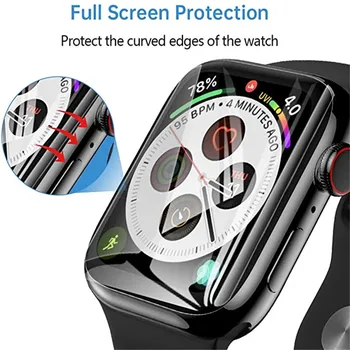 Screen Protector Selge Täis kaitsekile Apple Kella 6-SE 5 4 40MM 44MM Ei ole Karastatud Klaas iWatch 3 2 1 38MM 42MM