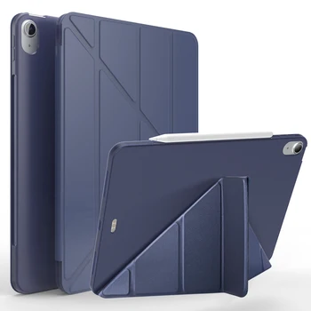 Case For iPad Õhu 4 3 10.2 2019 2020 10.5 9.7 2017 2018 Pu Leather Smart Cover For iPad 7. ja 8. Põlvkonna TPÜ Matt Tagasi Juhul