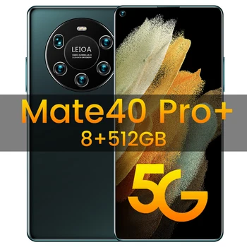 Globaalne Versioon HUAWE Mate40 Pro+ Nutitelefoni 7.3 Tolline Full Screen Deca Core 6000mAh 12GB 512 GB 4G LTE 5G Võrgu Mobiiltelefoni