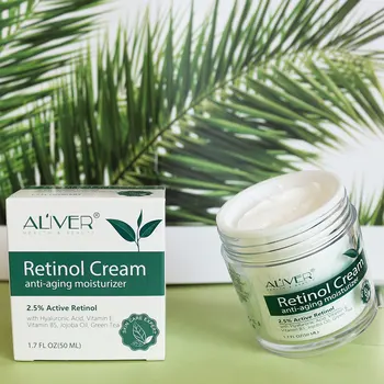 ALIVER Retinool hüaluroonhape A-Vitamiin Anti-Wrinkle Cream, Niisutav Toitev Niisutav Kreem Trimmiv Kreem