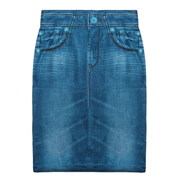 Täiesti Uus Naine Denim Seelikud Trendikas Retro Pestud Kõrge Vöökoht Naiste Suvine Must Sinine Bodycon Hip Denim Jeans Seelik 2021