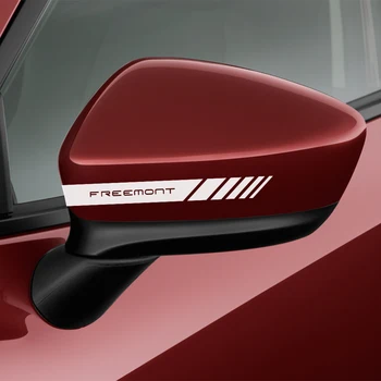 2TK Auto Rearview Mirror Kleebis Fiat 500 ARGO BRAVO FREEMONT IDEE LINEA PANDA PUNTO SEICENTO SIENA Tarvikud Vinüül Decal