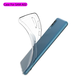 Anti-knock Pehme Selge TPÜ Case for Samsung Galaxy A02 A022F A022M A 02 Ultra Õhuke Kaitsev Mobiiltelefoni Kott
