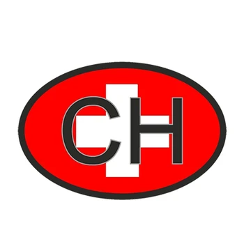Isikliku Auto Kuju Ovaalne Kleebis, Logo, Lipu Decal AHELS Šveitsi Risti Veekindel Tarvikud ZWW-2581, 13cm * 9cm