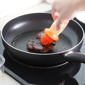 Silikoon BBQ Grill Õli Pudel, Pintslid Grill Praad kuumakindel Basting Küpsetamine Harja Tarvikud Köök Vahend 2020 Uus