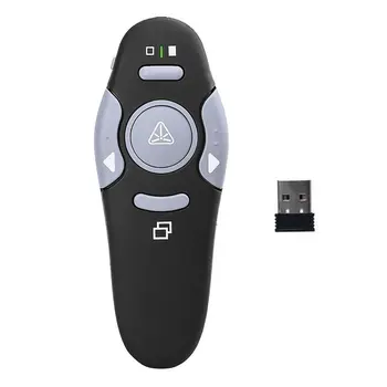 USB Wireless Presenter Powerpoint Clicker Presentation Remote Control Pen PPT Punase Valguse Remote Control pc-hiired