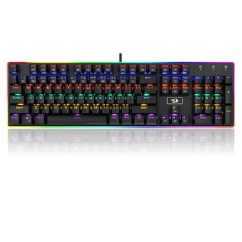 Redragon K577R Kali Mechanical Gaming Keyboard 104 Võtmed Traadiga Konkurentsivõimeline Ergonoomiline Klaviatuur Actile Pruun Lülitid Esports