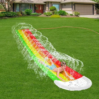 Laste Vee-Slide Basseinid Täispuhutava Sprinkler Lapsed Suvel PVC Väljas Mänguasjad Vesi Slide Mänguasjad Suve Vee Esita Mänguasjad