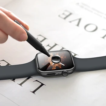 Screen Protector film Apple Vaata 5 4 44 mm 40mm iwatch seeria 6 5 4 3 2 42mm 38mm HD Slim Film watchband apple watch band 3