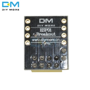 Diymore Jaoks ESP-01 Esp8266 ESP-01S Mudel ESP8266 Serial Breadboard Adapter WiFi Saatja Breakout UART Moodul