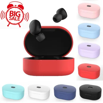 2021 UUS Silikoon Juhtudel Redmi AirDots Kõrvaklappide Juhtudel Xiaomi Bluetooth Kõrvaklappide Katted Vedeliku-Peakomplekti Juhul