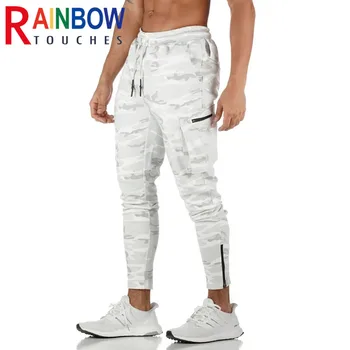 Rainbowtouches Jõusaal Sörkimine püksid Meeste Pükste Lukuga Suu Töötab Sport Hügroskoopne Ja Sweatpants, Vabastades Vabaaja Püksid