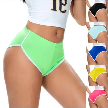 Naiste Sexy Candy värvi stretch püksid naiselik sport lühikesed püksid YF049-#060