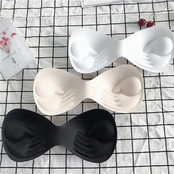 Seksikas rinnahoidja, nähtamatu naiste rinnahoidja, one-piece rindade pad, õhuke vaht padi, kogutud ja pakitud, sport underwear rinnahoidja