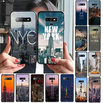 YNDFCNB NYC NEW YORK city landscape Telefon Case For Samsung Galaxy S20 S10 Pluss S10E S5 S6 S7edge S8 S9 S9Plus S10lite 2020
