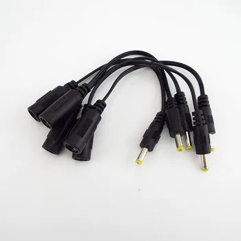 5.5x2.1mm SM naiste DC Power jack Male Plug Kaabel 5.5*2.5 mm 3,5 x 1.35 mm 4.0*1.7 mm 4.8 2.5 0.7 Laiendamise Pesa toitejuhe