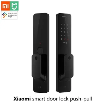 Xiaomi Mijia Push-Pull Smart Ukse Lukk Koos Fingerprint Sensor Passpord NFC Bluetooth Avada APP Kontrolli Intelligentne Seos