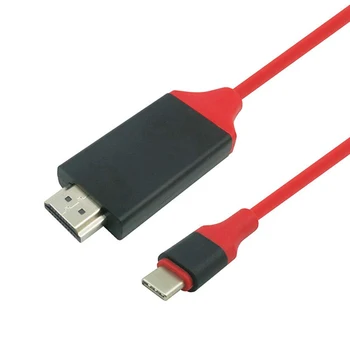 2M USB-C USB 3.1 Tüüp-C HDMI-ühilduvate Kaablid Mees-Mees-Adapter C-Tüüpi HDMI-ühilduva telesignaaliväljundi (TV Adapter