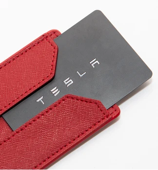Model3 2021 Auto Nahast Võtme Kaardi Omanik Kaitsmega Katta Võti Tesla Model 3 Tarvikud Must Võti Fob Juhul Kotti Kolm