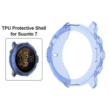 Smart Watch puhul SUUNTO 7 Watch Kate TPÜ Katmine Screen Protector Juhul Smartwatch karpi Shell Protector