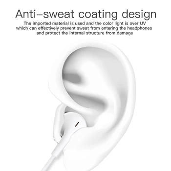 Kõrva Kõrvaklapid, iPhone SE 12 11 7 8 Plus XS MAX Pro Stereo Heli, Juhtmega Earbud Juhe Control Bluetooth-Peakomplekti
