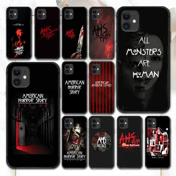 American Horror Story AHS 1984 Telefon Case For IPhone 4 4s, 5 5S SE 5C 6 6S 7 8 Plus X XS XR 11 12 Mini Pro Max 2020 must Etui