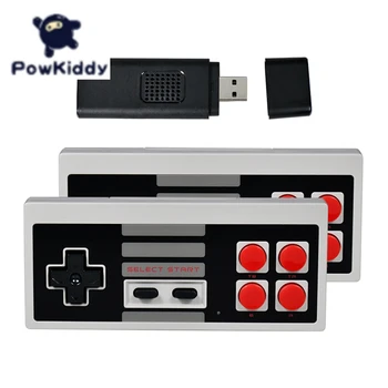 Powkiddy PK02 USB-TV, Mängu Konsool Kinni 8 Bit Wireless Controller Ehitada 620 Klassikaline Mängud, Retro Video Mängu Mängija Lapsed
