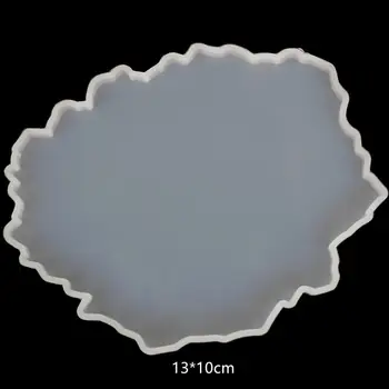 DIY Crystal tilk liimi hallituse suur kiik tabel tee tassi pad plaadi komplekt silikoon peegel hallitusseened Kodu Kaunistamiseks Käsitöö Vaik ehted makin