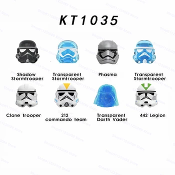 8pcs/set Clone Trooper Phasma Stormtroopers Koguda Hoone Plokid, Tellised Star Mudel Arvandmed Sõjad Mänguasi Lastele Kingitus KT1035