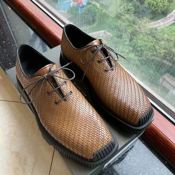 Counter uus, luksuslik klassikaline ametlik nahast kingad, high-end sobiks vabaaja nahast kingad, imporditud käsitsi kootud vasika nahk